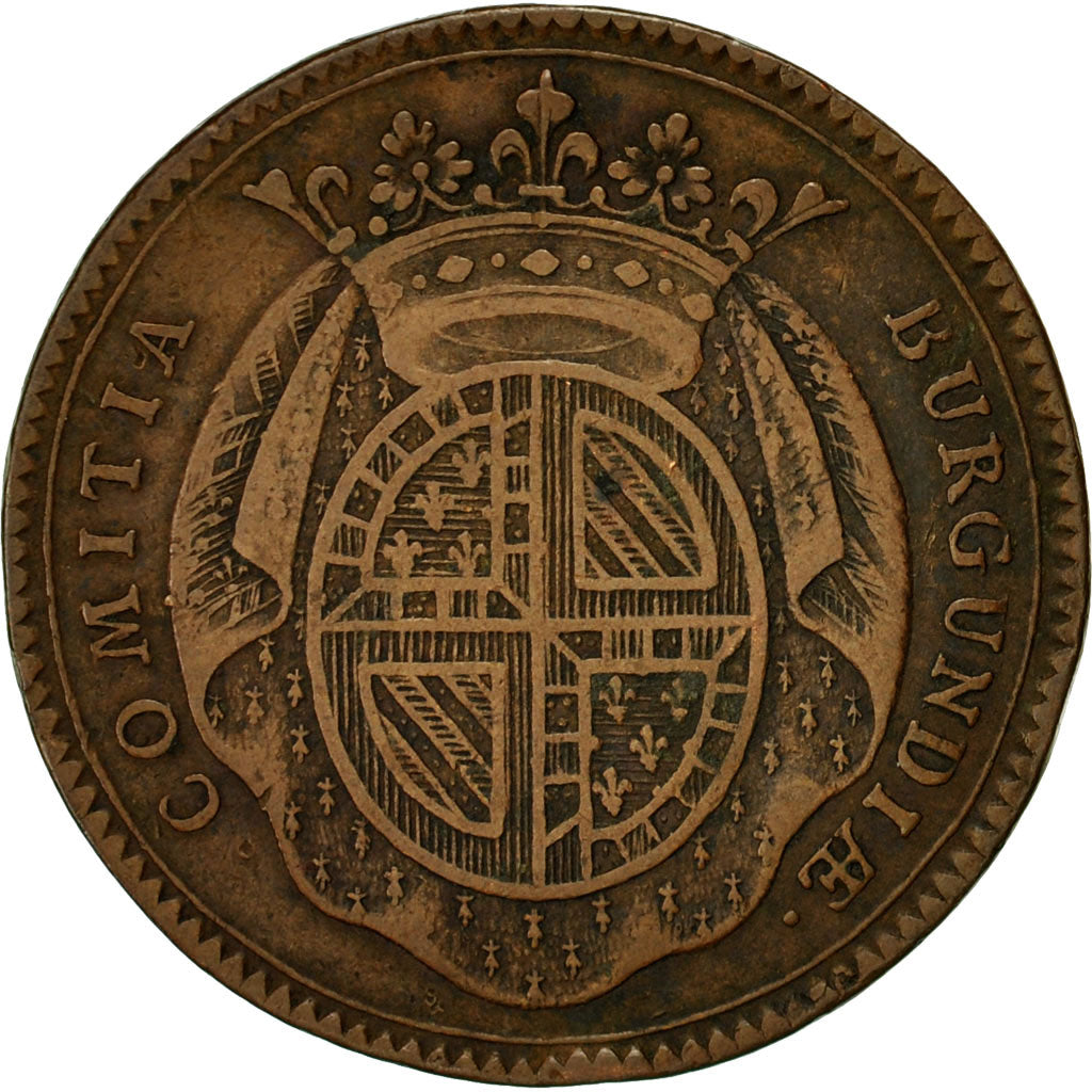 France, Token, Etats de Bourgogne, Le Prince de Bourbon-Condé, 1731, EF(40-45)