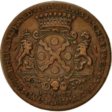 France, Jeton, Lyonnais, Consulat de Lyon, 1727, TTB+, Cuivre, Feuardent:10608
