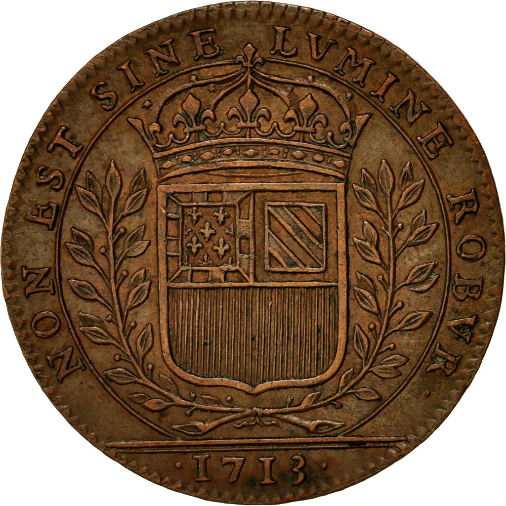 France, Token, Maires de Dijon, Nicolas Labotte, 1713, MS(60-62), Copper
