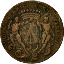 France, Token, Maires de Dijon, Jean-Pierre Burteur, 1739, VF(30-35), Copper