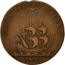 Frankrijk, Token, La Bourgogne Soutenue par les Princes de Condé, 1707, ZF