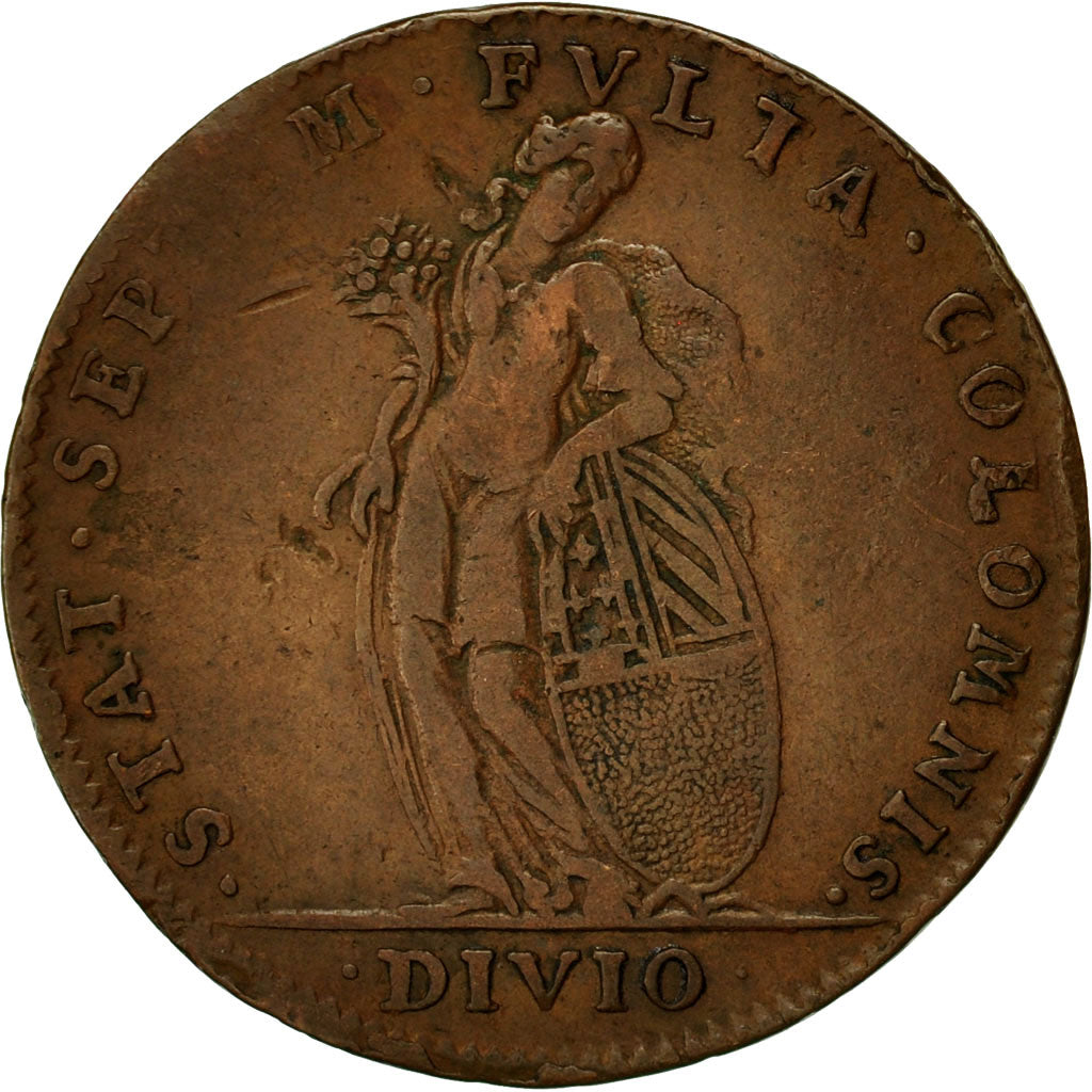 France, Token, Maires de Dijon, Jean Joly, 1681, VF(30-35), Copper