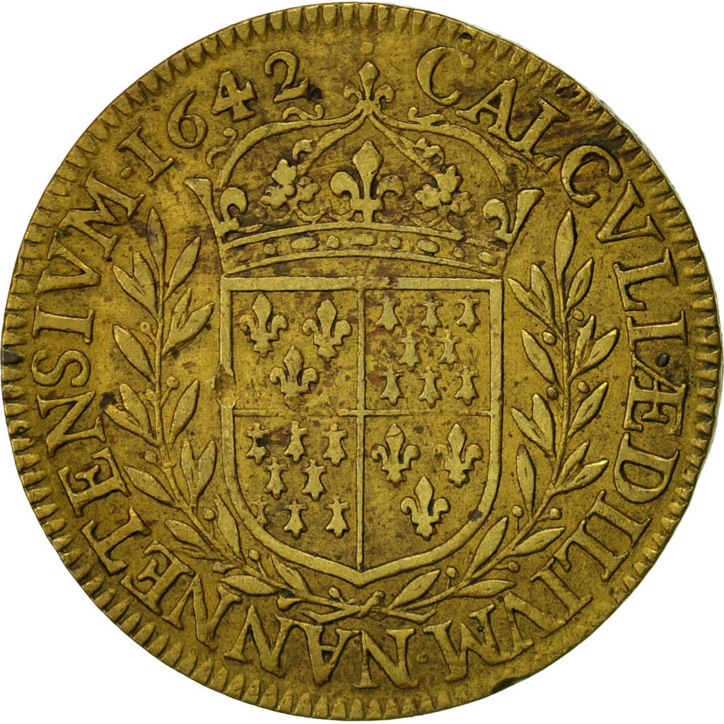 Francja, Token, Echevins et Maires de Nantes, Charles Juchault, 1642, AU(50-53)