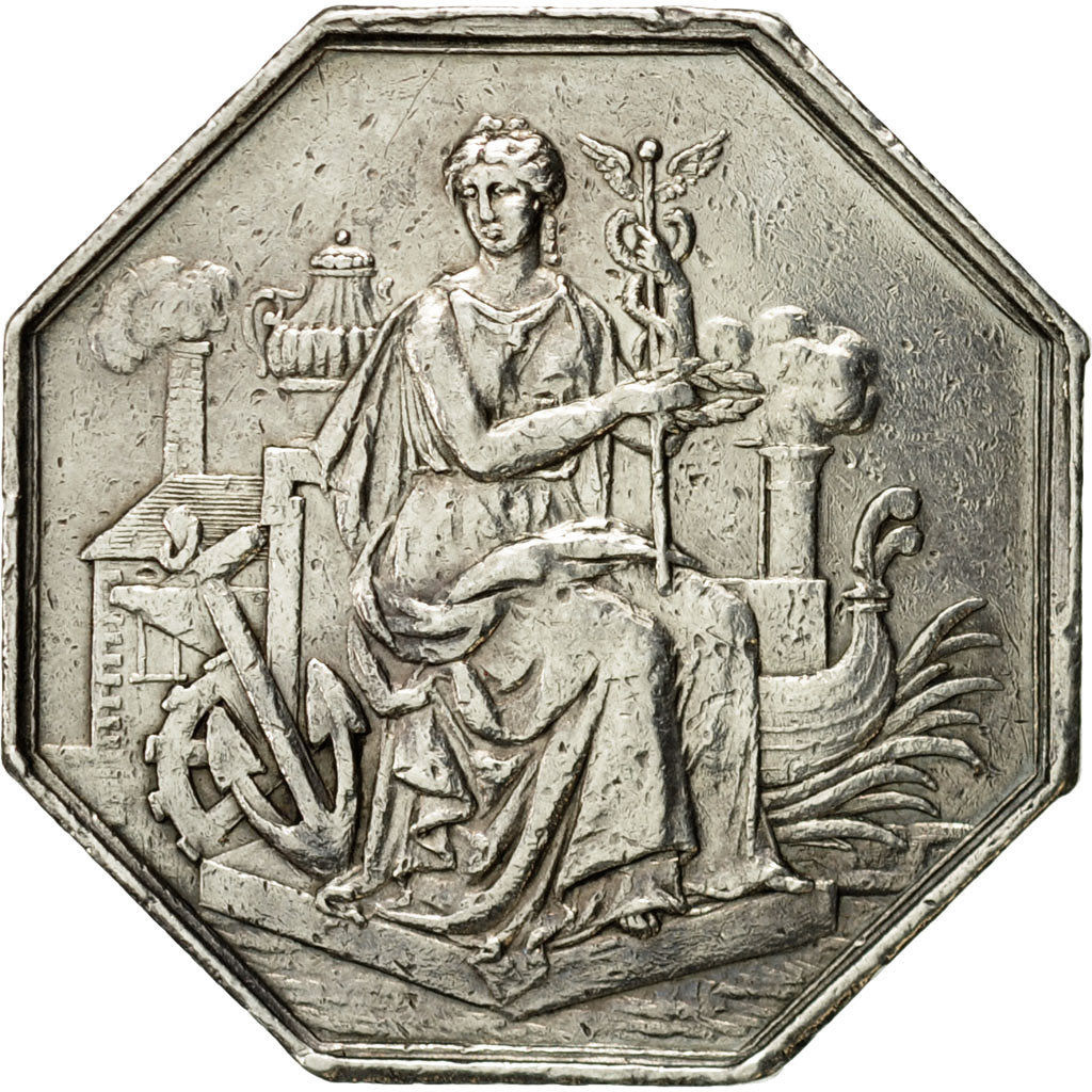 France, Token, Chambre de Commerce de Tourcoing, AU(50-53), Silver