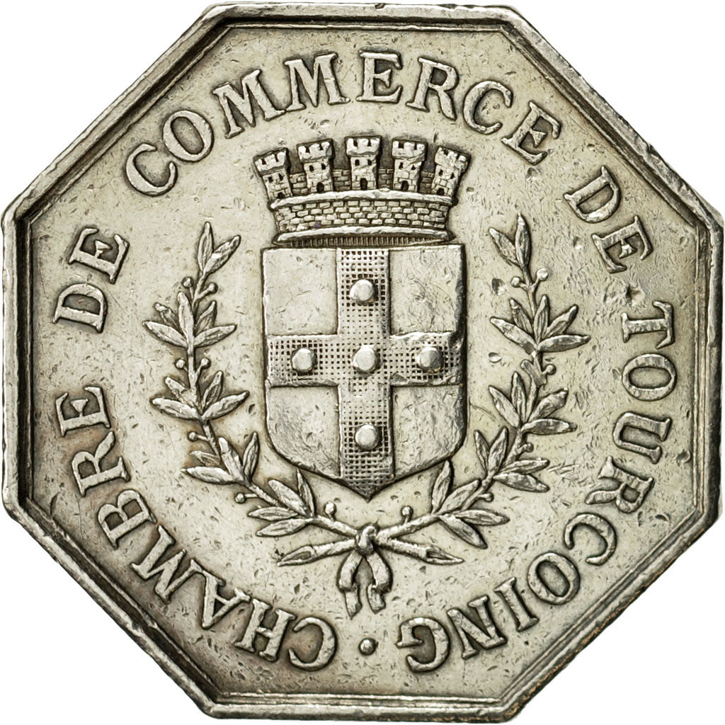 France, Token, Chambre de Commerce de Tourcoing, AU(50-53), Silver