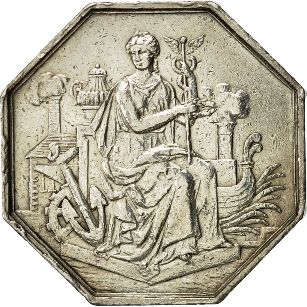 France, Token, Chambre de Commerce de Tourcoing, AU(50-53), Silver