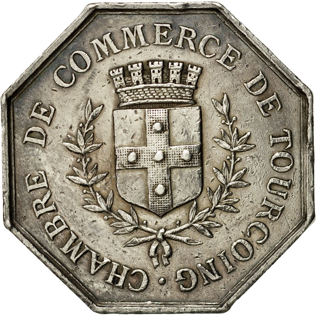 France, Token, Chambre de Commerce de Tourcoing, AU(50-53), Silver