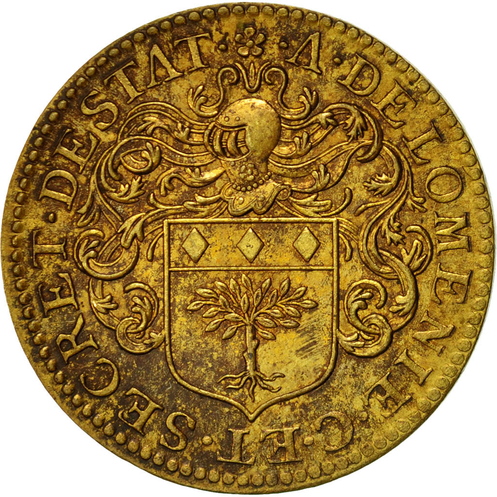 France, Token, Ile-de-France, Villes et Noblesse, A.de Loménie, Secrétaire