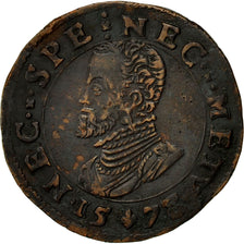 Belgium, Token, Flandres, Philippe II d'Espagne, 1578, EF(40-45), Copper
