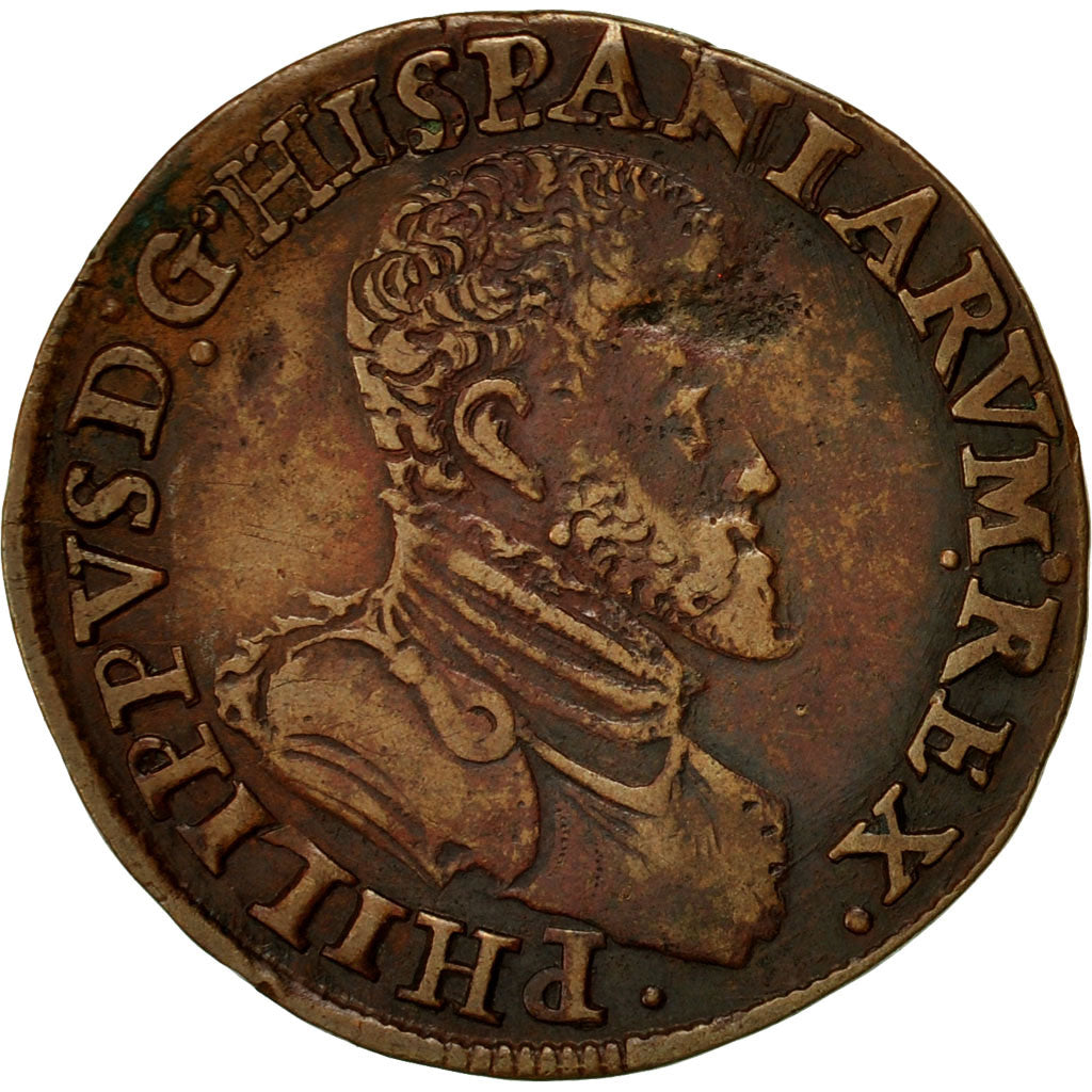 Belgium, Token, Flandres, Philippe II d'Espagne, Bureau des Finances, EF(40-45)