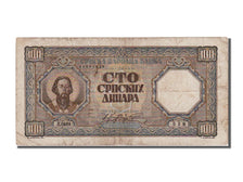 Serbia, 100 Dinara, 1943, VF(30-35)