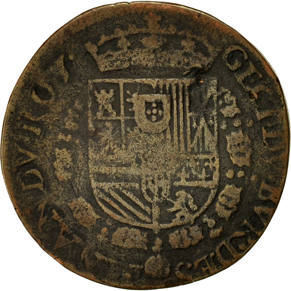 Belgique, Jeton, Flandres, Philippe II d'Espagne, Bureau des Finances, 1590