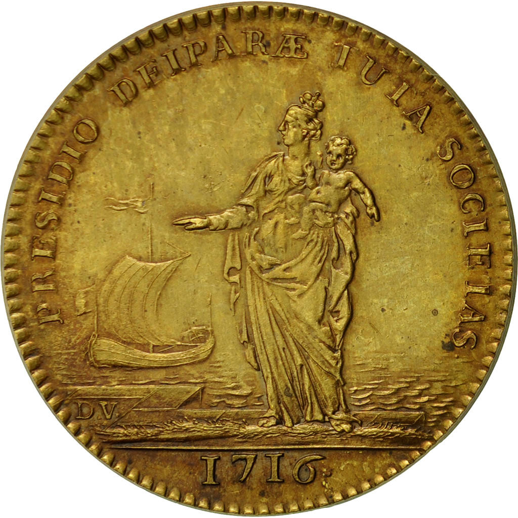 Francia, Token, Bâtiments du Roi, 1716, Duvivier, SPL, Ottone