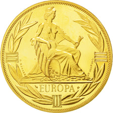 Frankrijk, Medaille, Ecu Europa, Europe Assise, 1982, Rodier, FDC, Goud