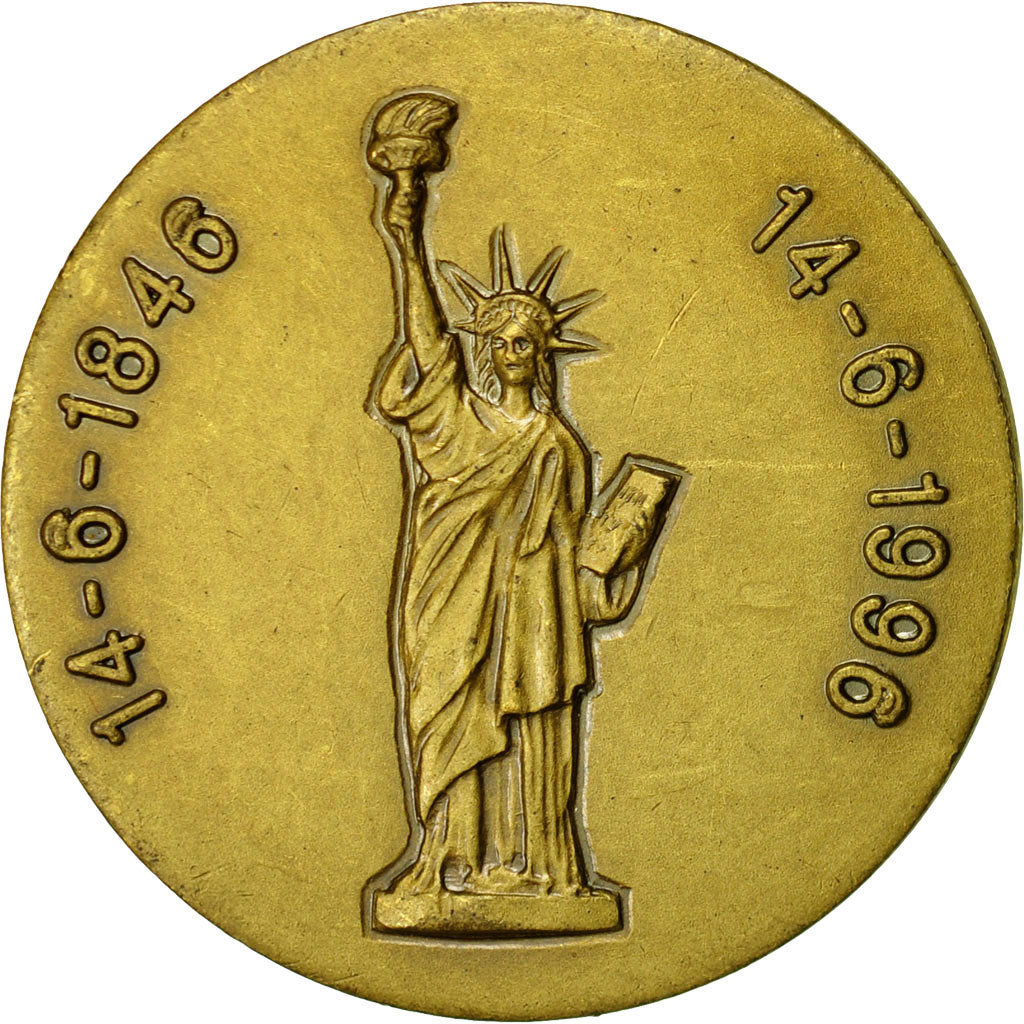 France, Medal, Statue de la Liberté, 1996, AU(55-58), Bronze
