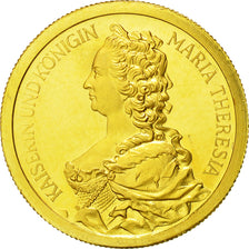 Autriche, Médaille, Marie Thérèse, Sissi Impératrice, SPL+, Or