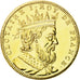 France, Medal, Les Rois de France, Clotaire I, MS(64), Copper-Nickel Gilt