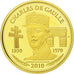 France, Médaille, Charles De Gaulle, 2010, FDC, Or