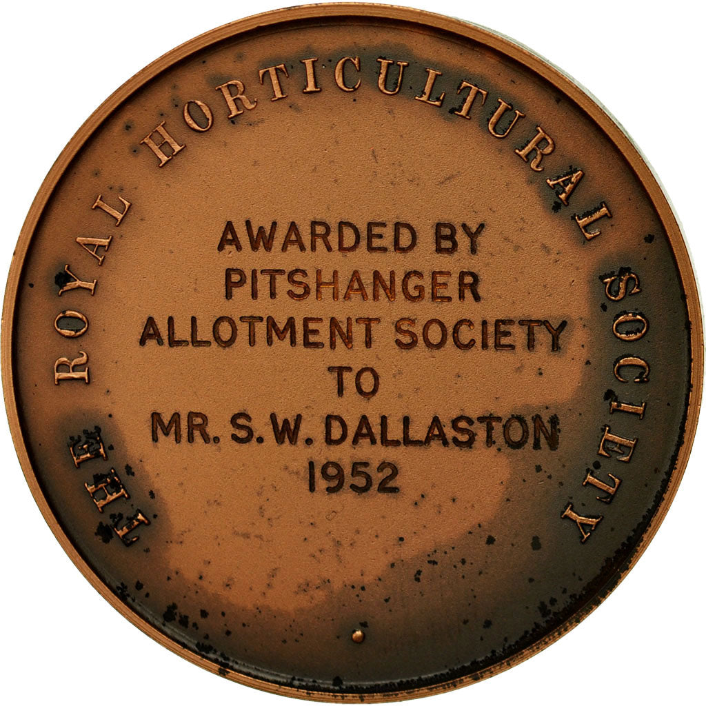 United Kingdom , Medal, The Royal Horticultural Society, 1952, MS(60-62), Copper