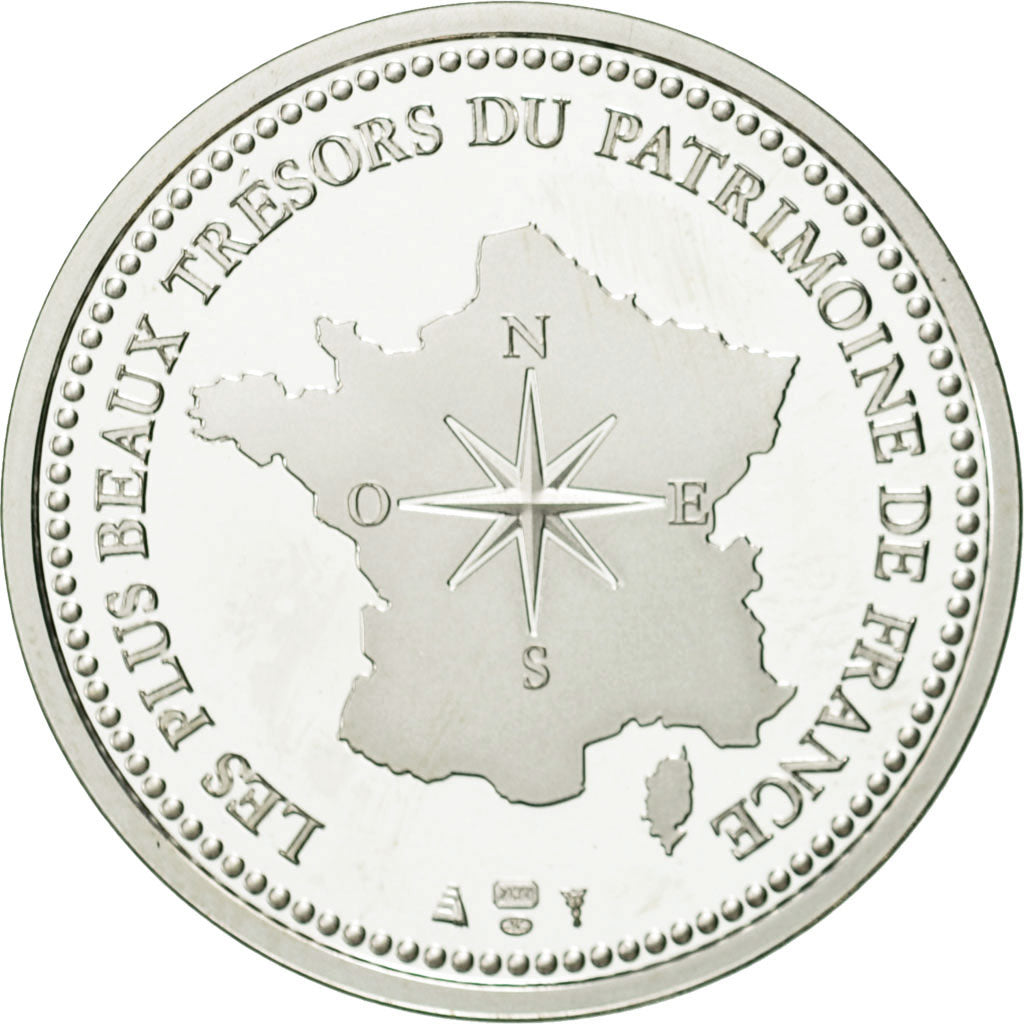 France, Medal, Le Château de Versailles, MS(65-70), Silver