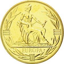 Frankreich, Medaille, Ecu Europa, Europe Assise, 1984, Rodier, STGL, Gilt Bronze
