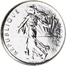Coin, France, Semeuse, 5 Francs, 2001, Paris, BU, MS(65-70), Nickel Clad