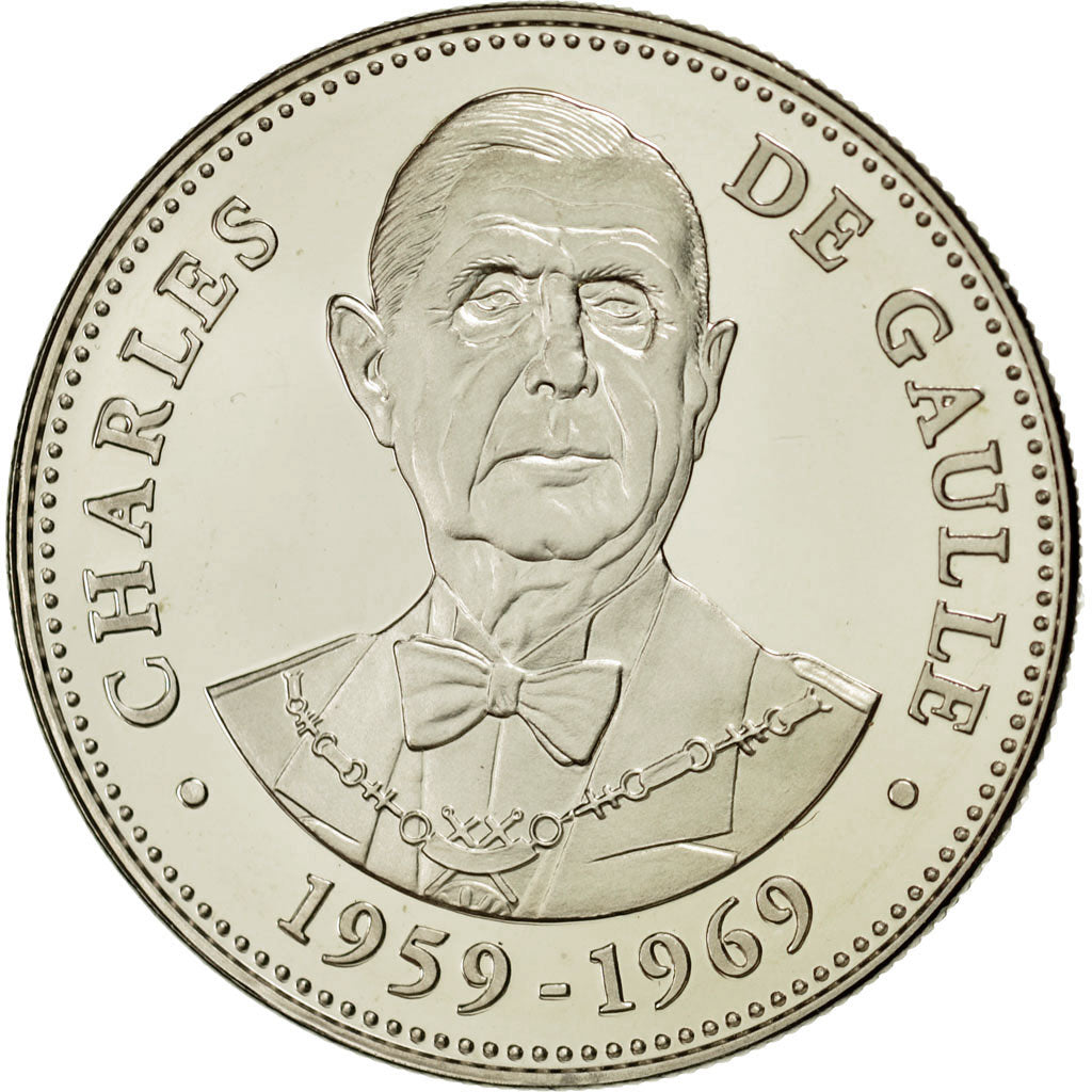 Francia, medalla, Les Présidents de la République, Charles De Gaulle, FDC