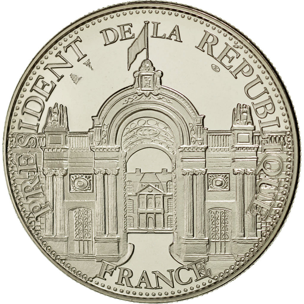 France, Medal, Les Présidents de la République, E.Macron, MS(65-70)