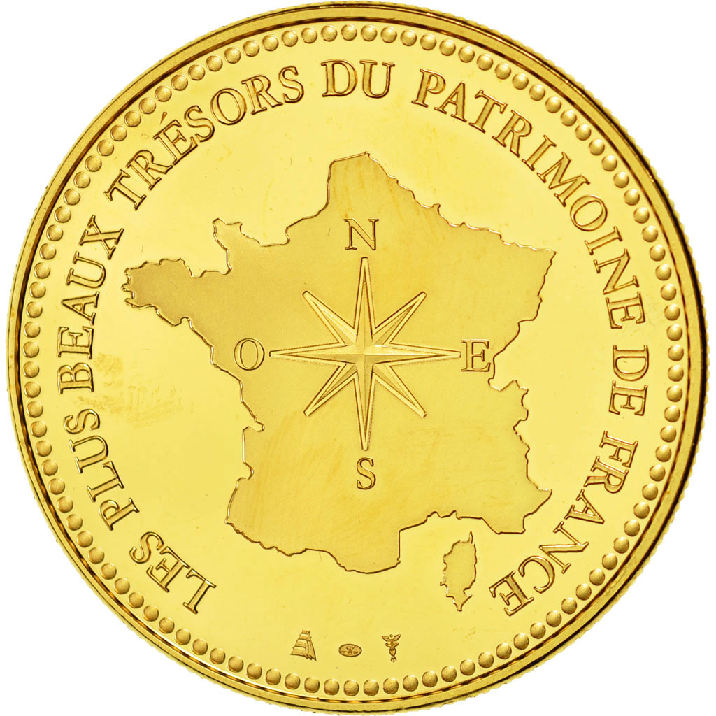 Frankreich, Medaille, Les plus beaux trésors du patrimoine de France, Opéra