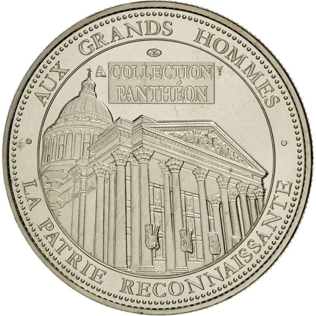 France, Médaille, Pierre et Marie Curie, Collection Panthéon, FDC