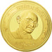 France, Medal, Gandhi, MS(65-70), Copper-Nickel Gilt