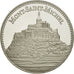 Frankreich, Medaille, Le Mont Saint-Michel, STGL, Copper-Nickel Gilt