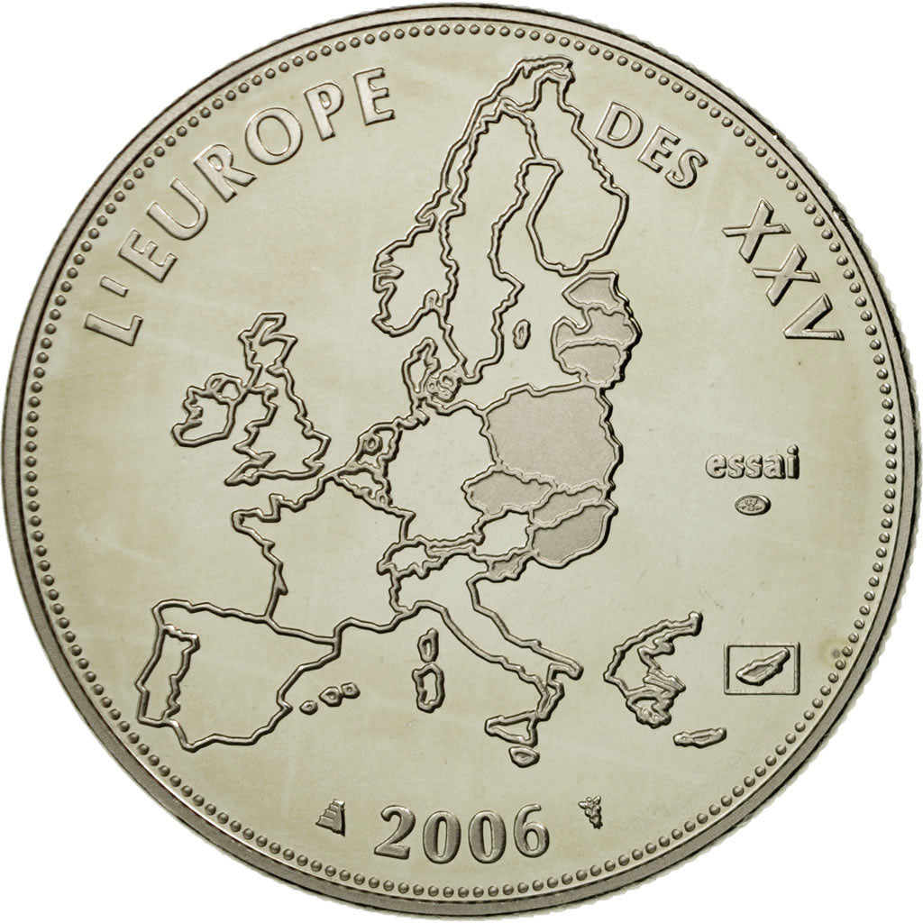 France, Medal, L'Europe des XXV, Dernière Année des 12 Pays de l'Euro, 2006
