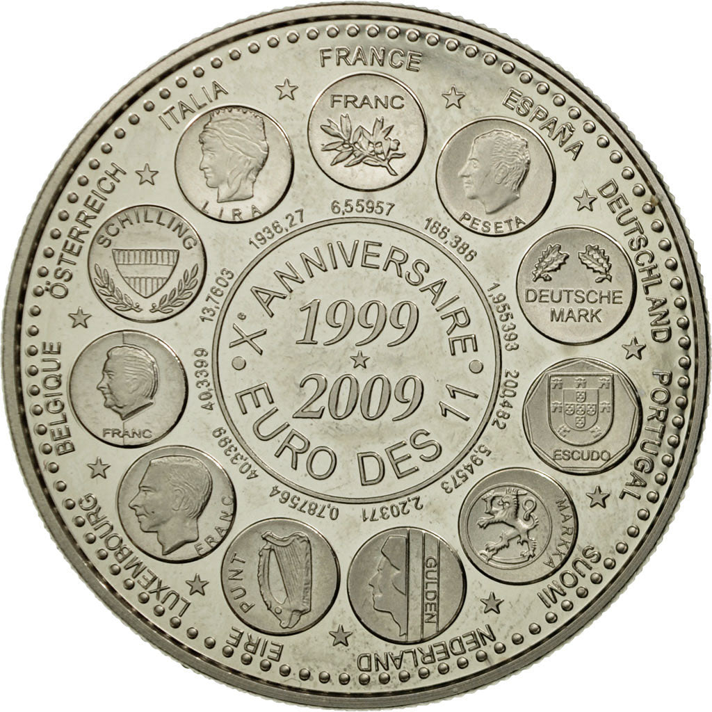 France, Médaille, Xème Anniversaire 