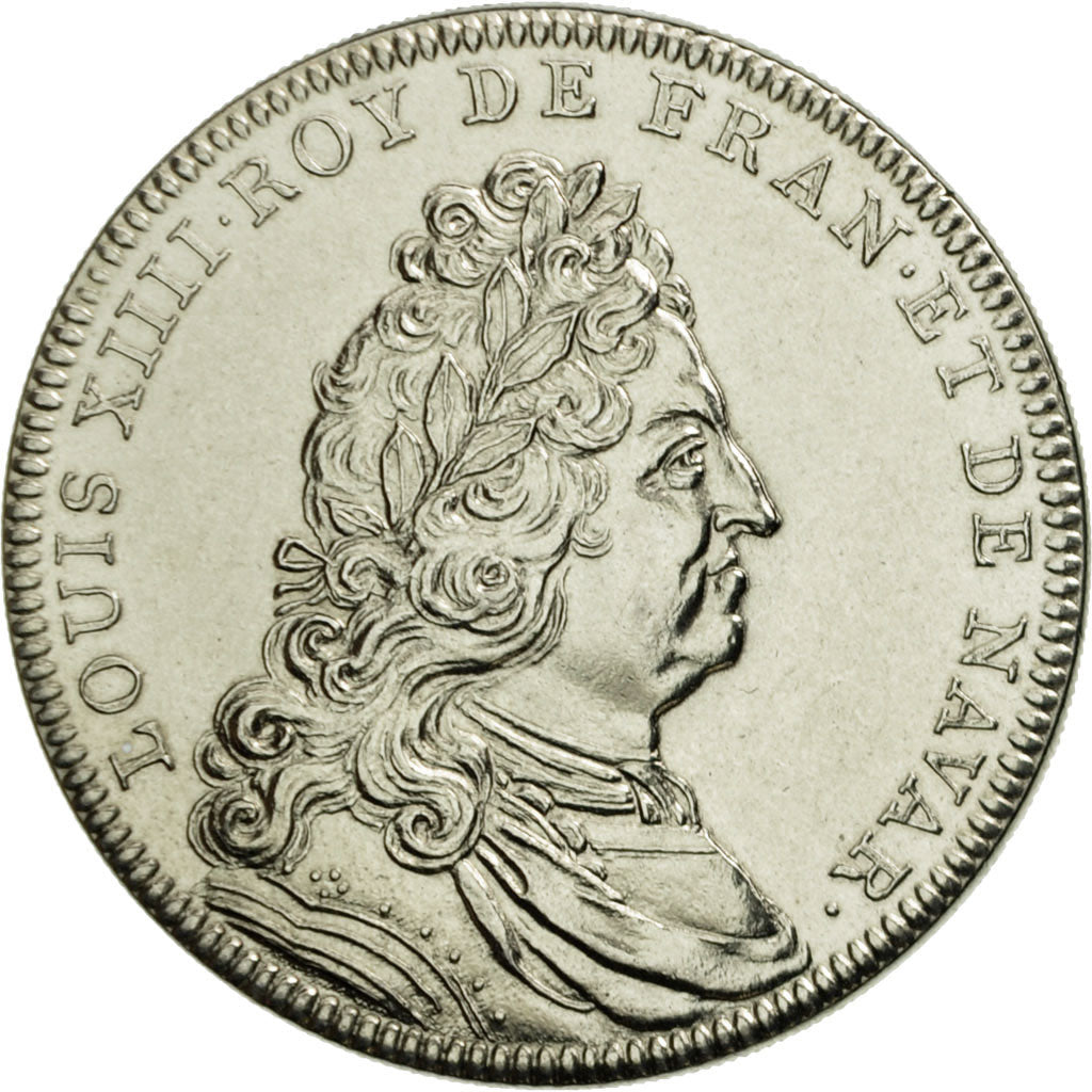 Francia, medaglia, Louis XIV, Roi de France et de Navarre, FDC, Rame-nichel