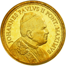 Vatican, Medal, Les Voyages de Jean-Paul II, Reims, 1996, MS(65-70), Vermeil