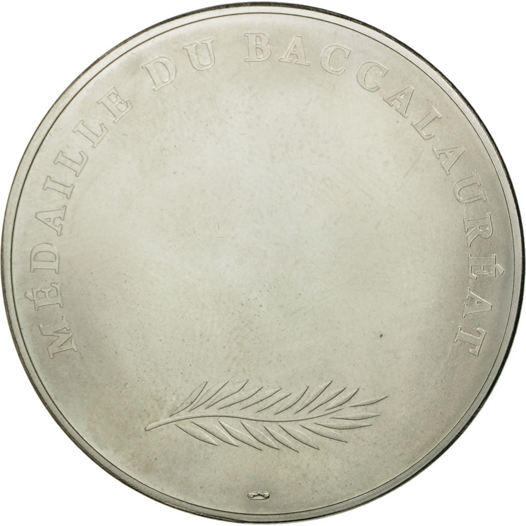 France, Medal, Baccalauréat, 2016, MS(65-70), Copper Plated Silver
