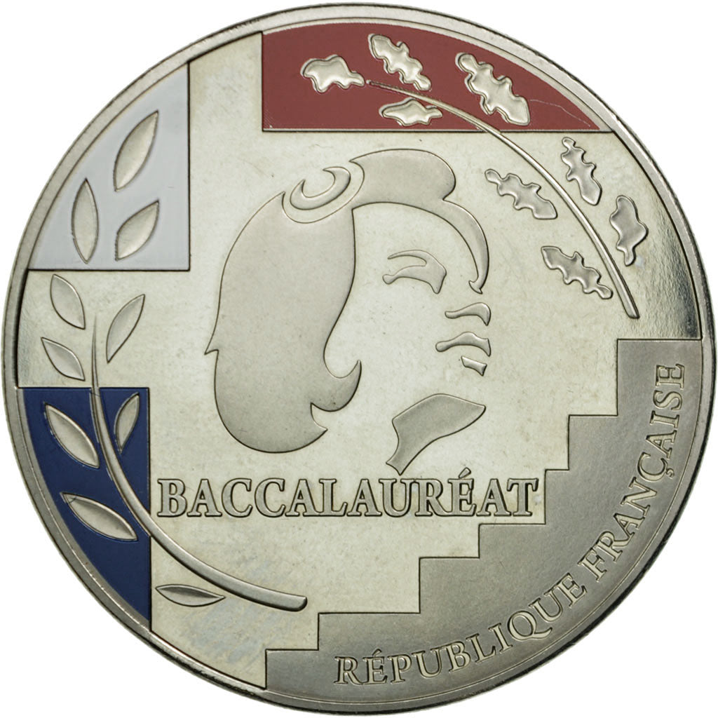 France, Medal, Baccalauréat, MS(65-70), Copper Plated Silver