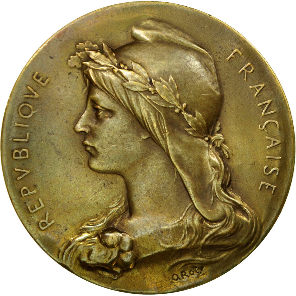 Francia, medaglia, Marianne, République Française, Roty, BB+, Bronzo