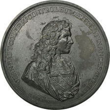 France, Medal, Louis XIV, Jean-Baptiste Colbert, Bertonnier, EF(40-45), Tin