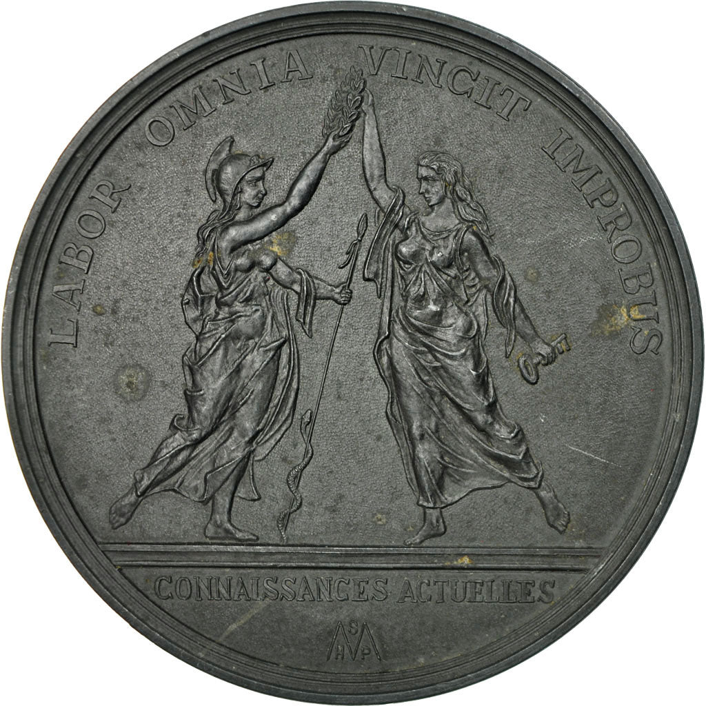 France, Medal, Louis XIV, Jean-Baptiste Colbert, Bertonnier, EF(40-45), Tin