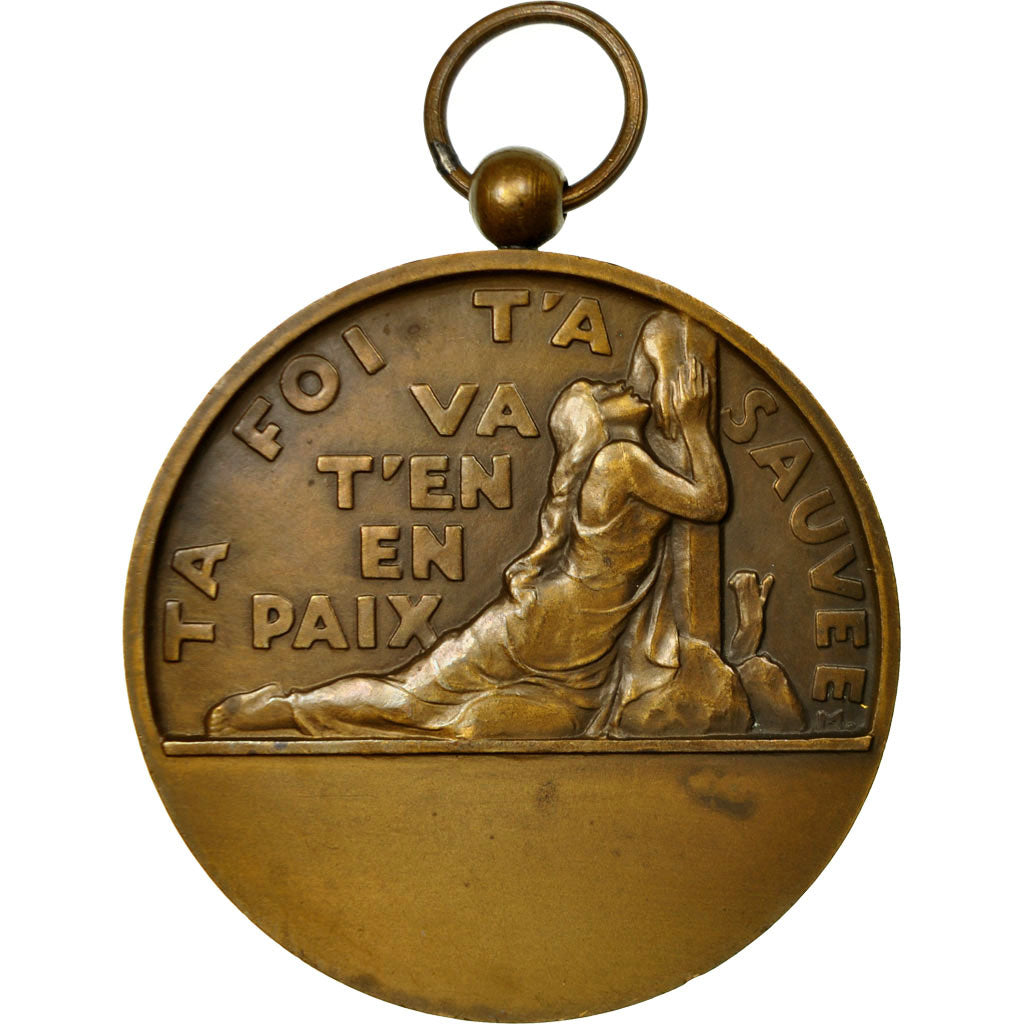 Frankrijk, Medaille, III ème République, Sainte Madelaine, Monier, PR, Bronze