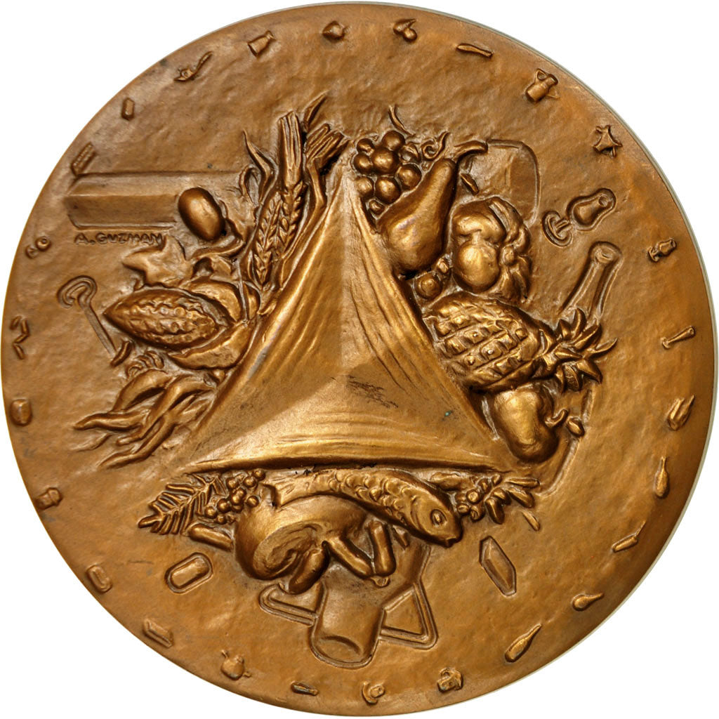France, Médaille, 1er Salon International de l'Alimentation, Paris, 1964, A.