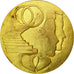 France, Medal, Mariage, Noces d'Or, Ville du Havre, 1988, AU(55-58), Gilt Bronze