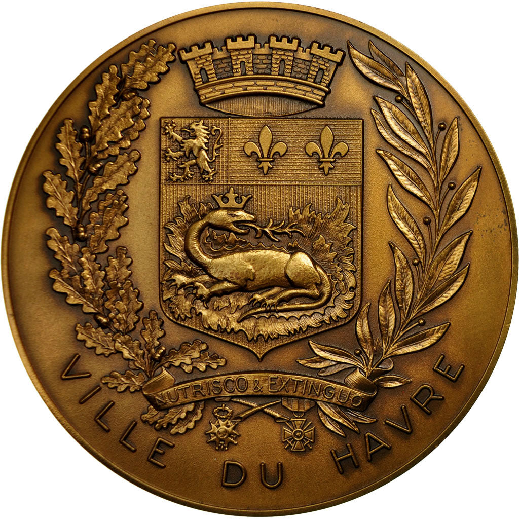 Frankreich, Medaille, 50ème Anniversaire de la Libération du Havre, 1994, Jef