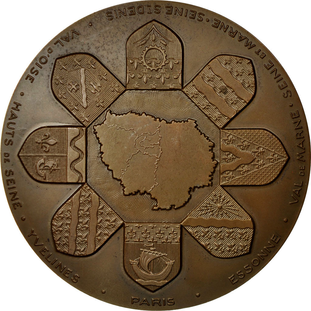 Frankreich, Medaille, Installation du Comité Economique et Social