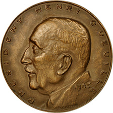 France, Medal, Président Henri Queuille, 1975, Coeffin, MS(63), Bronze