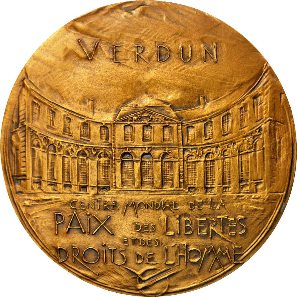 France, Médaille, Verdun, Centre Mondial de la Paix, Baquel, SPL, Bronze