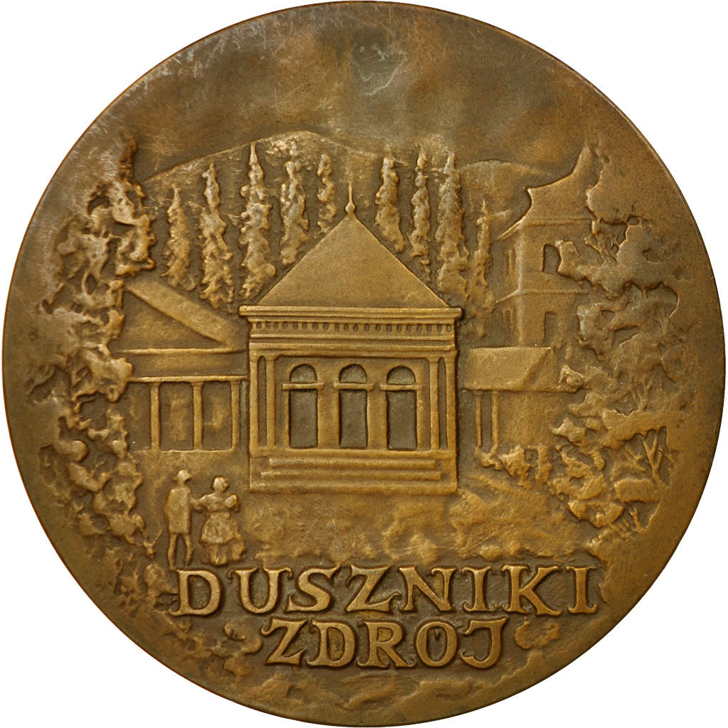 Pologne, Médaille, Musique, Chopin, Duszniki Zdroj, 1978, SUP, Bronze