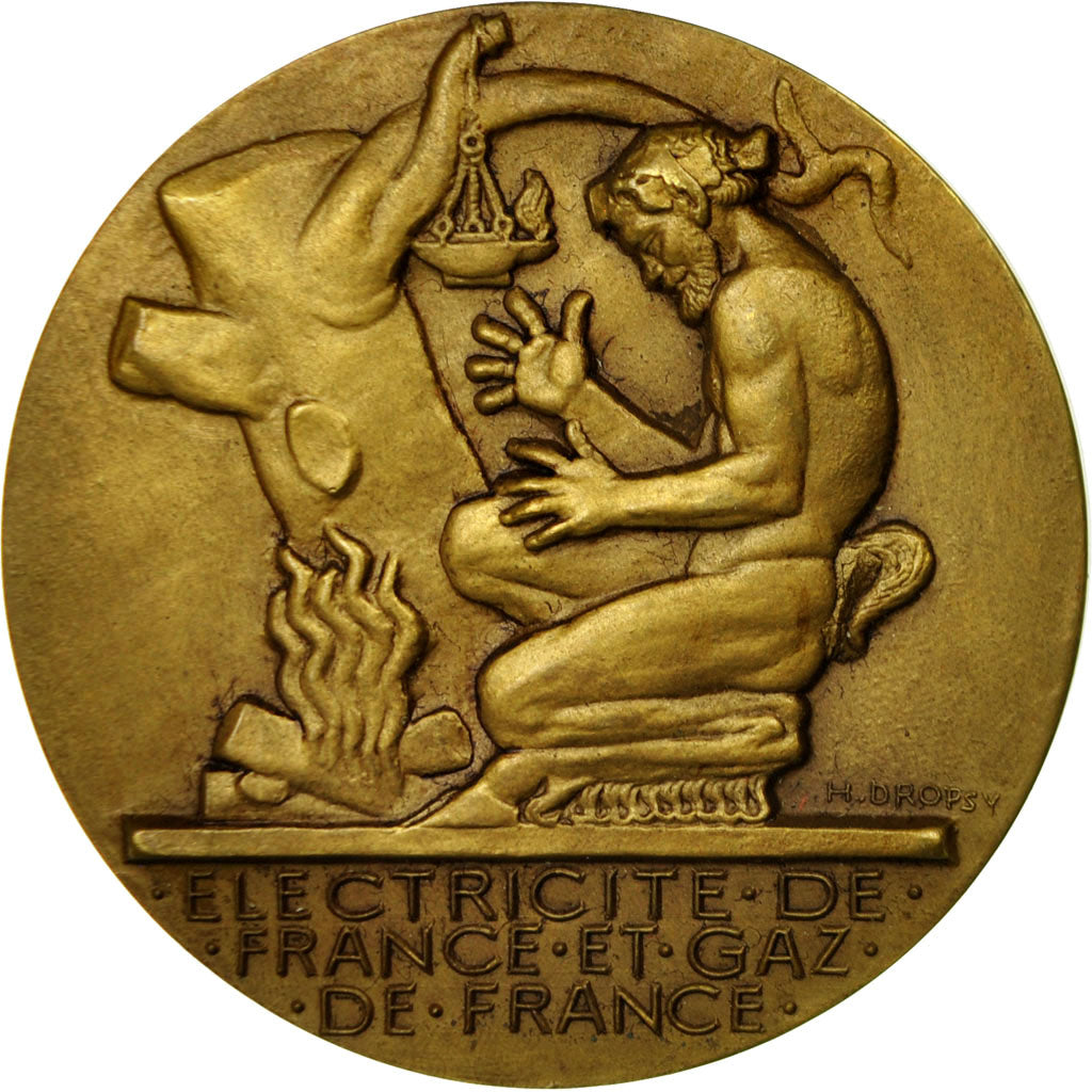 France, Médaille, Électricité de France et gaz de France, Dropsy, SPL, Bronze